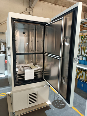 Υπερβολικά χαμηλό κρύο ψυγείο ψυγείων ψυκτήρων 408 λίτρου για τον εργαστηριακό εξοπλισμό Hopsital μείον 80 βαθμό Κελσίου