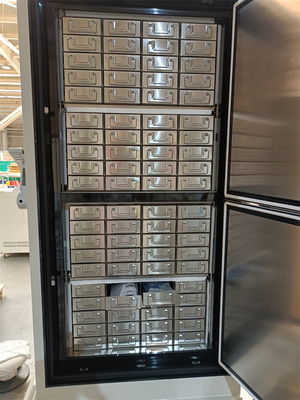 588 βιοϊατρικών κρυογόνων υπερβολικών κρύων ψυκτήρων ψυγείων λίτρα πορτών ψυγείων εσωτερικών αφρισμένων SUS για την αποθήκευση εμβολίων