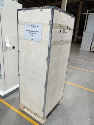 Αυτόματη πόρτα 4 γυαλιού παγετού φορητό βιοϊατρικό ψυγείο ψυγείων τράπεζας αίματος βαθμού 208L