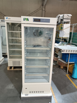 2-8 κάθετο ψυγείο 226L εργαστηριακού ιατρικού βαθμού νοσοκομείων βαθμού με την ενιαία πόρτα γυαλιού υψηλή - ποιότητα