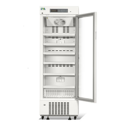 Αέρας-δροσίζοντας σύστημα 2~8 φαρμακείο πορτών γυαλιού βαθμού +315L και ιατρικό ψυγείο με το λιμένα USB και την τρύπα δοκιμής