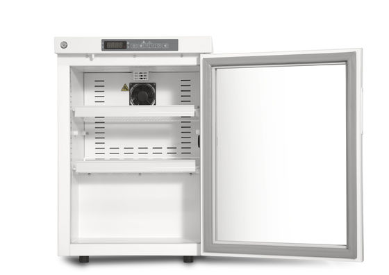 60L μικρό ψυγείο ψυγείων φαρμακείων ιατρικό με την ενιαία πόρτα γυαλιού για το νοσοκομείο
