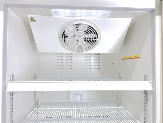 Πραγματικοί δύναμης ψυκτήρες 315L ψυγείων βαθμού αερόψυξης βιοϊατρικοί φαρμακευτικοί με την πόρτα γυαλιού