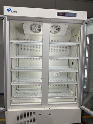 Μεγάλης περιεκτικότητας 656L δίπλα-δίπλα πορτών κάθετο ψυγείο εμβολίων φαρμακείων στάσεων ιατρικό 2-8 βαθμοί