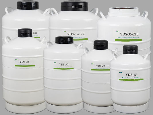 Άσπρο χρώμα yds-35-210 κρυογόνος δεξαμενή 100L υγρού αζώτου