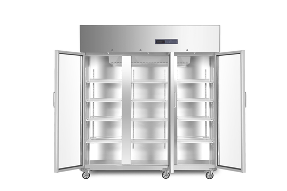 1500L 2 έως 8 βαθμός υψηλό - ψυγείο R134a ποιοτικών φαρμακείων με τρεις πόρτες γυαλιού
