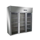 Ιατρικό ψυγείο 3 φαρμακείων ανοξείδωτου 1500L πόρτες