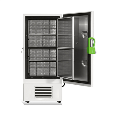 Υπερβολικά χαμηλό ψυγείο ψυκτήρων θερμοκρασίας 408 λίτρου με υψηλό - ποιοτική στερεά πόρτα για την αποθήκευση RNA εμβολίων