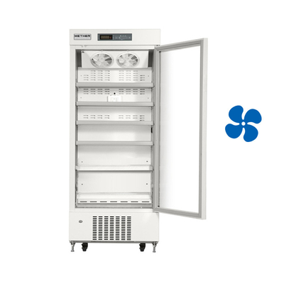 Μικροεπεξεργαστής Ρυθμιστής θερμοκρασίας Ιατρικό φαρμακείο ψυγείο με θερμαινόμενη γυάλινη πόρτα 416L