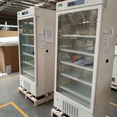 Μικροεπεξεργαστής Ρυθμιστής θερμοκρασίας Ιατρικό φαρμακείο ψυγείο με θερμαινόμενη γυάλινη πόρτα 416L