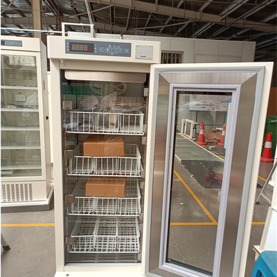 4 βαθμοί αποδοτική τράπεζα αίματος ψυγείο ντουλάπι με θέρμανση γυάλινη πόρτα