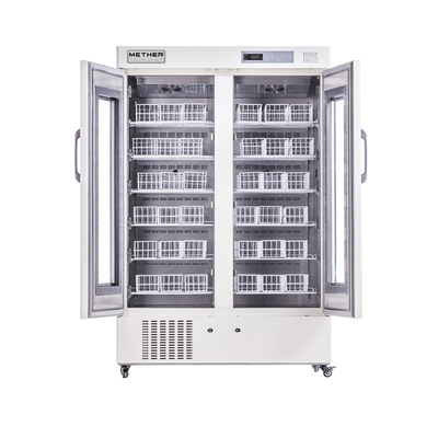 220V/50Hz ή 110V/60HZ Ψυγεία Τράπεζας Αίματος Με Επαναγκαστική Ψύξη Αέρα Και Ασύρματα