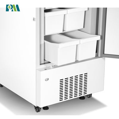 368L ελεύθερο μόνιμο βαθύ ψυγείο φαρμακείων πλάσματος καταστημάτων χάλυβα χαμηλής θερμοκρασίας ψεκασμένο ψυκτήρας μείον 40 βαθμό