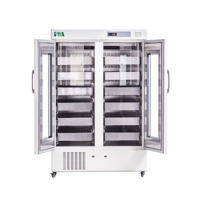 1008L ψυγείο ψυγείων αποθήκευσης τράπεζας αίματος με αναγκασμένος - σύστημα αερόψυξης για το σταθμό αίματος