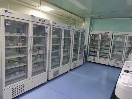 Υψηλός - φαρμακείο πορτών ποιοτικού διπλά γυαλιού και ψυγείο εργαστηρίων με μεγαλύτερη περιεκτικότητα 656L των οδηγήσεων την εσωτερική ελαφριά