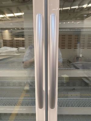 656L ψυγείο ψυγείων εμβολίων φαρμακείων με το εσωτερικό φως των διπλών γυαλιού οδηγήσεων πορτών