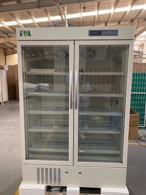 1006L διπλό ψυγείο ψυγείων εμβολίων φαρμακείων πορτών R290 ιατρικό που αναγκάζεται - αερόψυξη