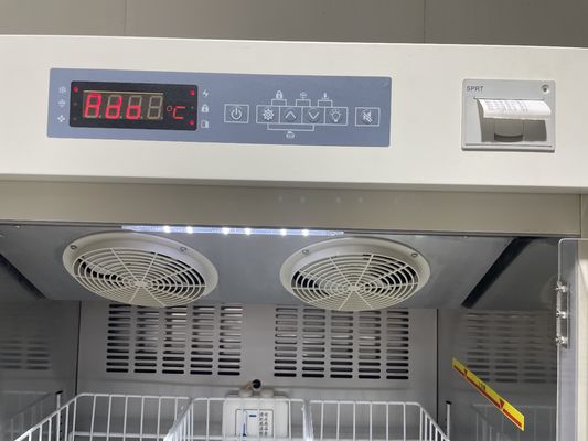 368L χωρητικότητα Υψηλής ποιότητας νοσοκομειακή εργαστηριακή τράπεζα αίματος ψυγεία με πόρτες γυαλιού αφρού